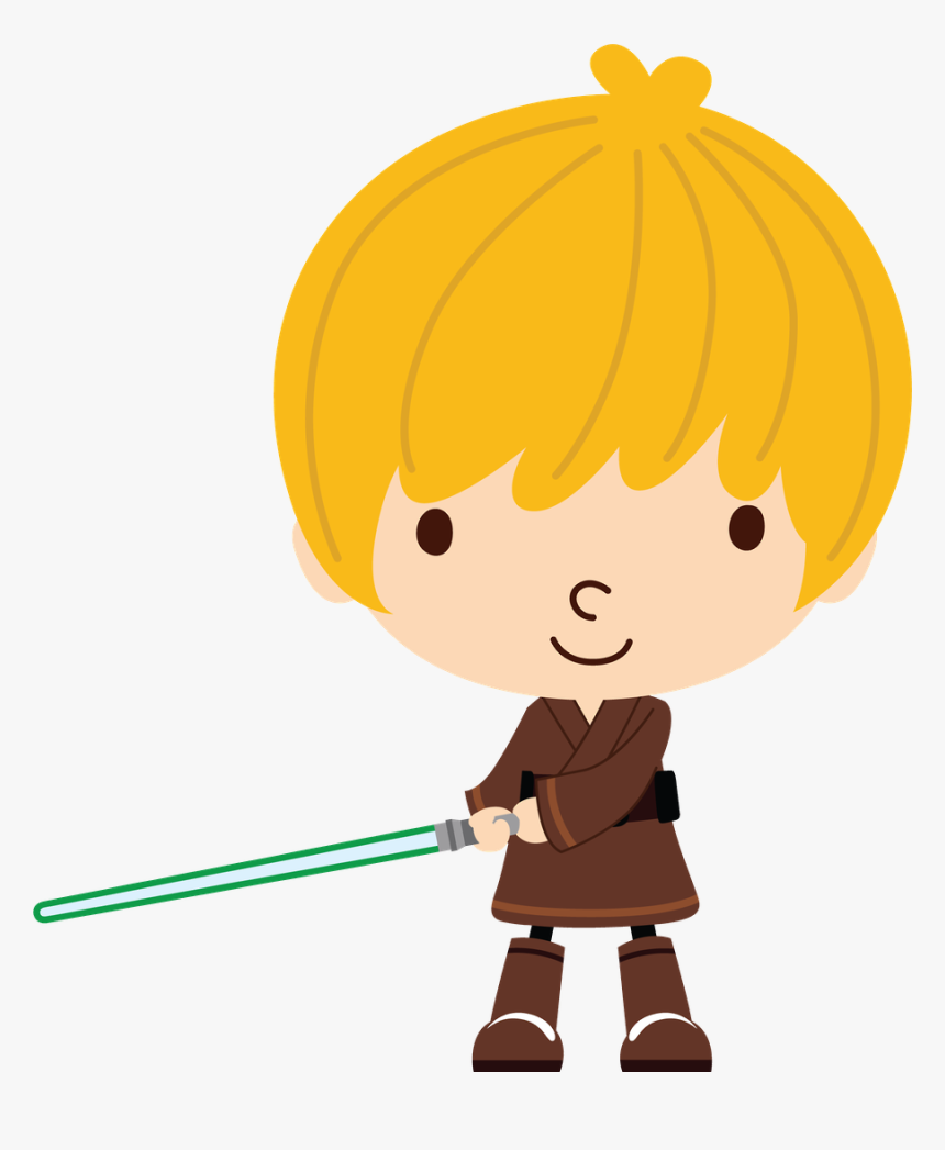 Star Wars Minus Party - Cute Luke Skywalker Clipart, HD Png Download, Free Download