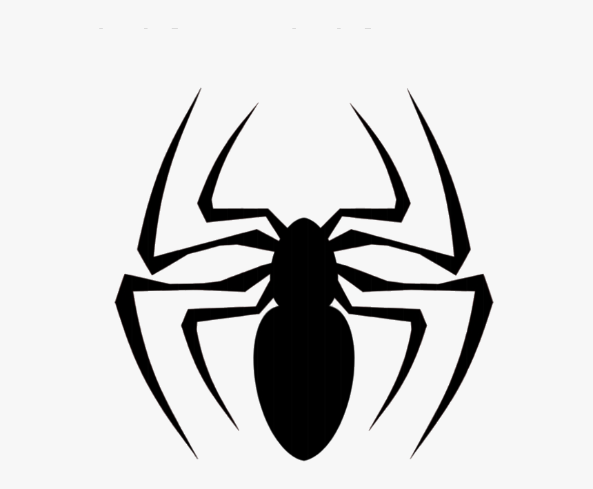 Spider Clipart Side View Transparent Background Clip - Spiderman Logo Transparent Background, HD Png Download, Free Download