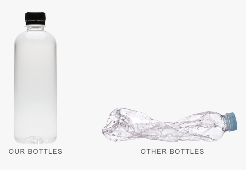 Our Bottle Vs Other Bottles - Water Bottle, HD Png Download, Free Download