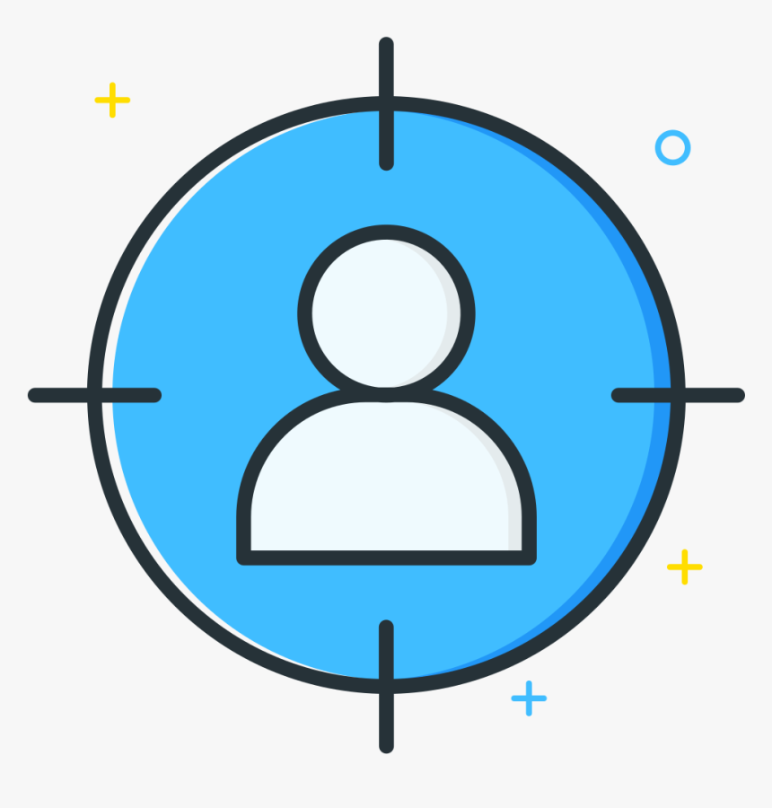 Target Icon - Blue Target Icon Png, Transparent Png, Free Download