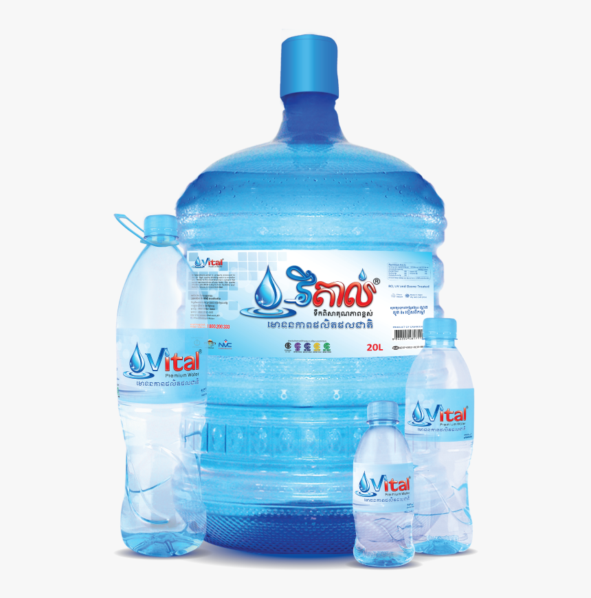 Vital Water Big Bottle Png, Transparent Png, Free Download