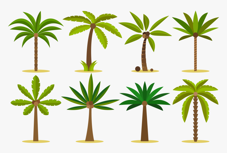 Vector Graphics Palm Trees Clip Art Design Tattoo Art - Trees Design, HD Png Download, Free Download