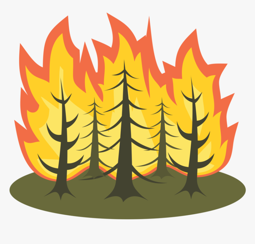 Download Photo Flame Blueridge - Forest Fire Clipart, HD Png Download, Free Download