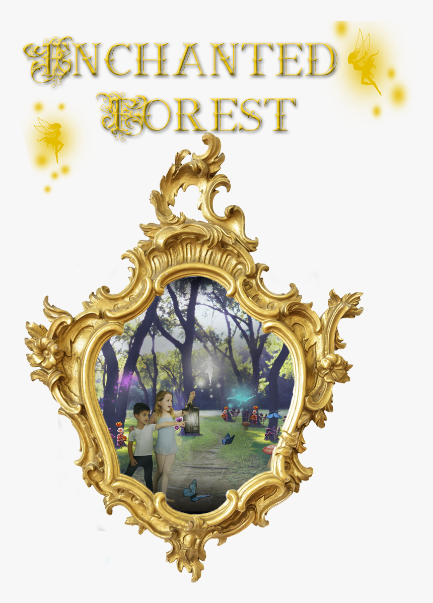The Enchanted Forest Frame - Ornate Gold Frame Clipart, HD Png Download, Free Download