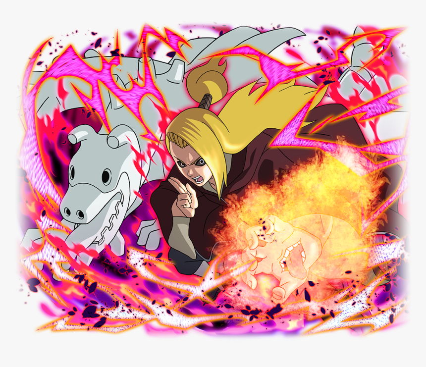 Deidara ~ Explosive Passion - Naruto Blazing Deidara Stats, HD Png Download, Free Download