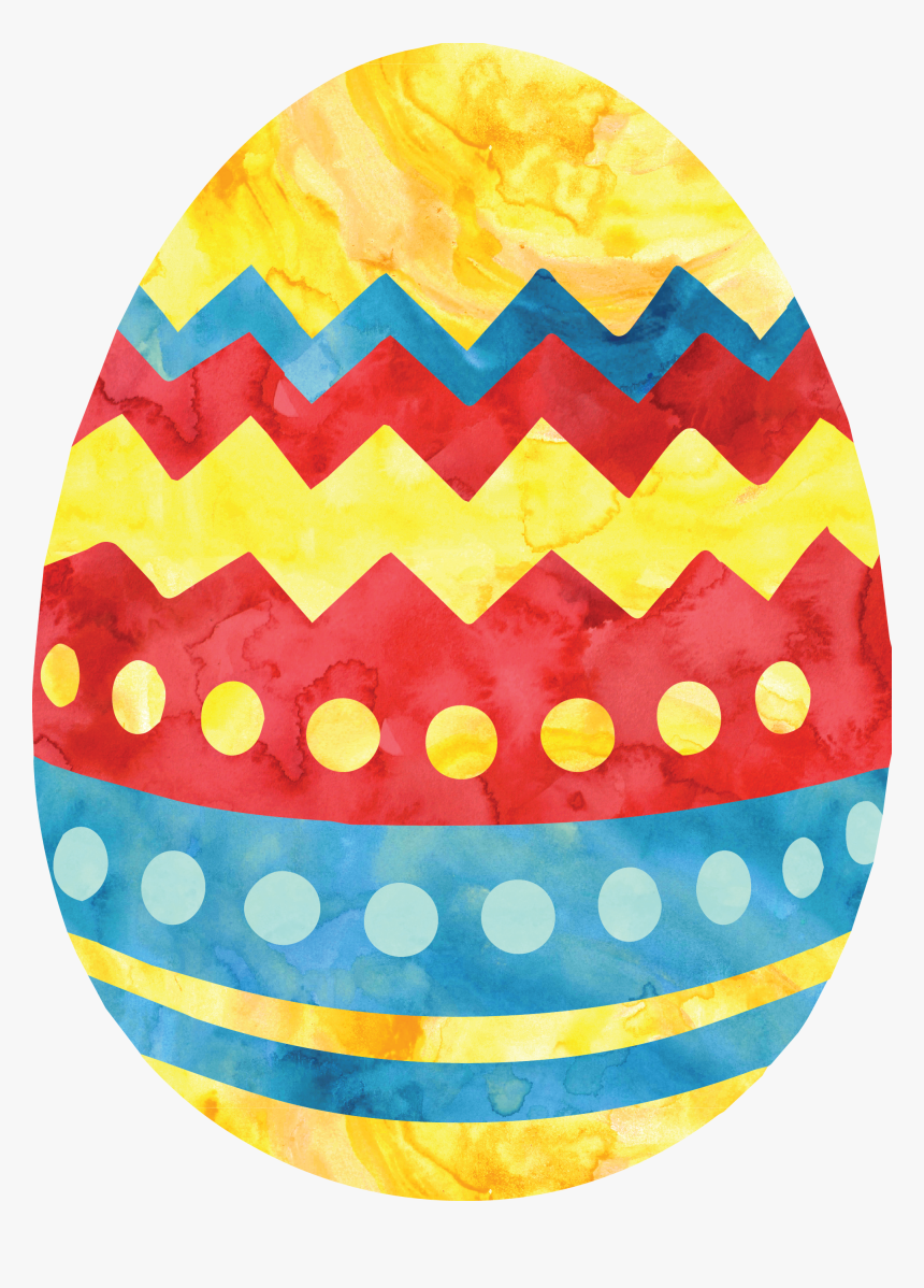 Transparent Easter Egg Clip Art - Watercolor Clipart Easter Egg, HD Png Download, Free Download