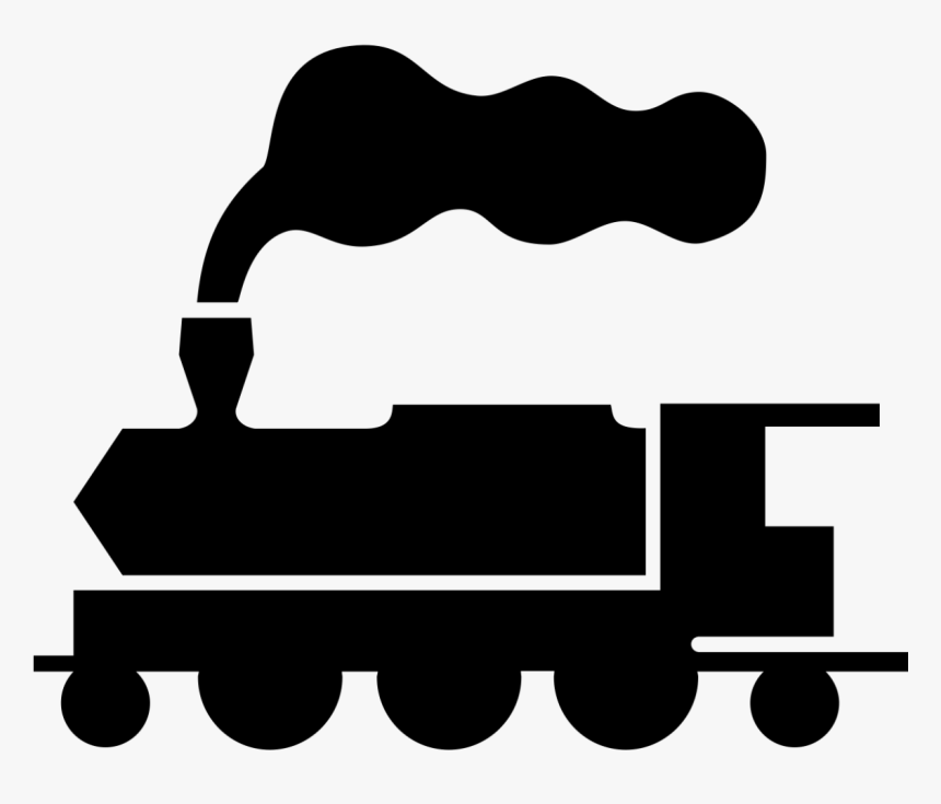 Rail Transport Train Steam Locomotive Computer Icons - Train Logo Png, Transparent Png, Free Download