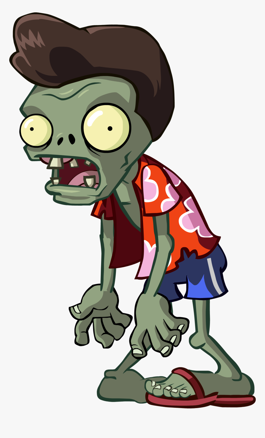 Cartoon Zombie Png Pic - Plants Vs Zombies Vector, Transparent Png