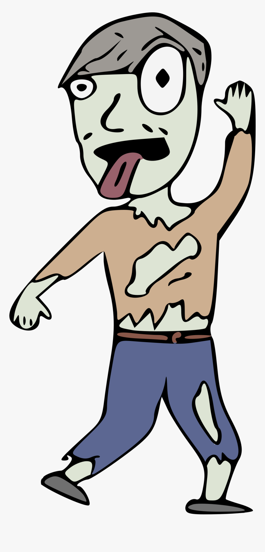 Cartoon Zombie Clip Arts Hd Png Download Kindpng - roblox nerf frog zombie hd png download kindpng