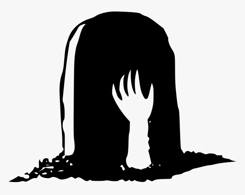 Zombie - Zombie Hand Coming Out Of Grave Cartoon, HD Png Download, Free Download
