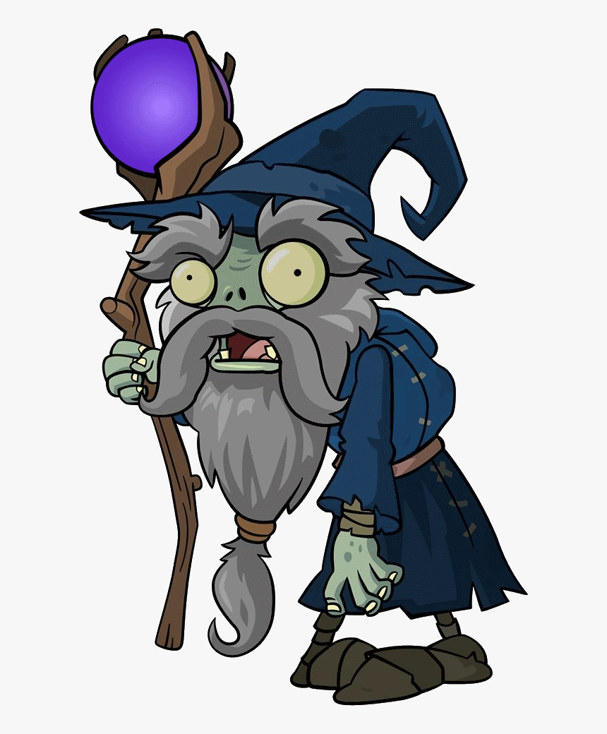 Dark Wizard Png - Plants Vs Zombies 2 Zumbi, Transparent Png, Free Download