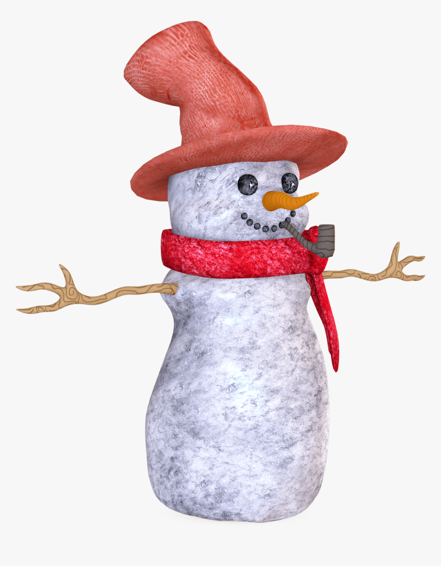 3d Snowman Clipart - Snowman, HD Png Download, Free Download