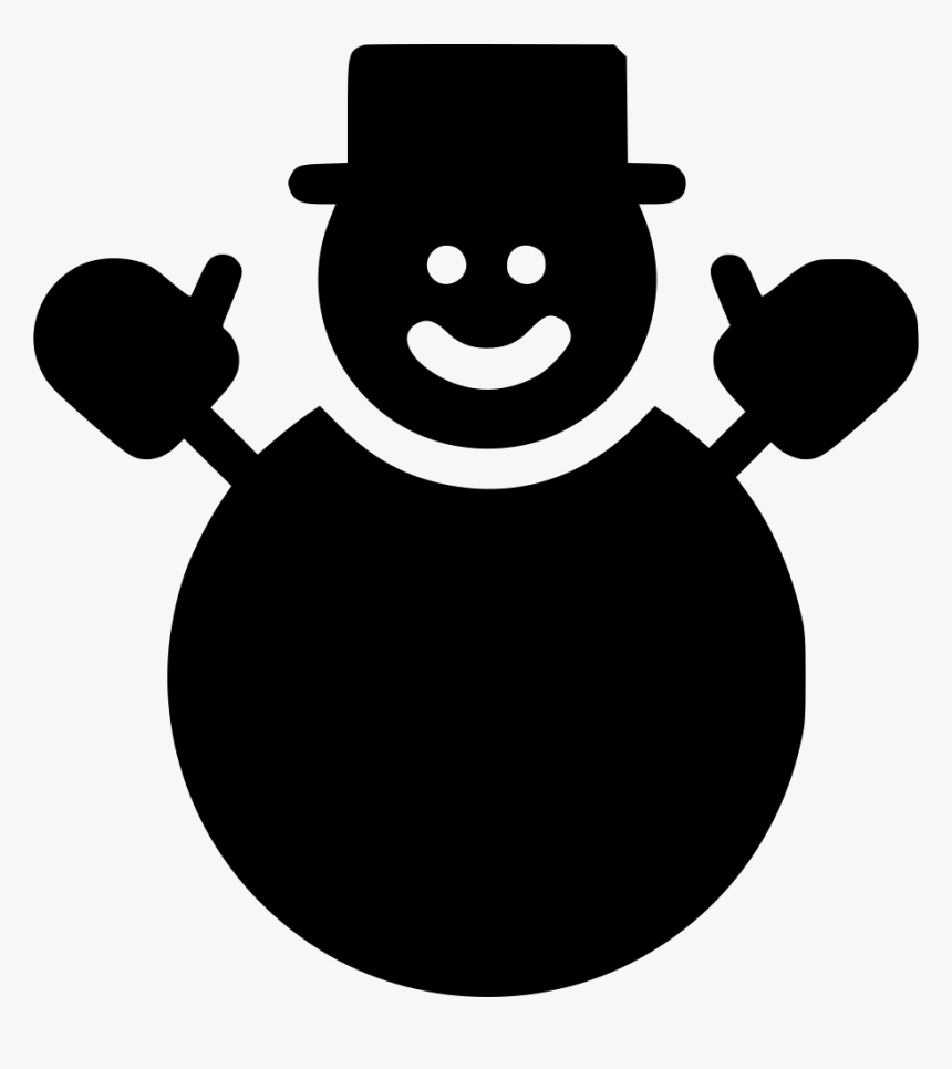 Christmas Snowman - Cartoon, HD Png Download, Free Download