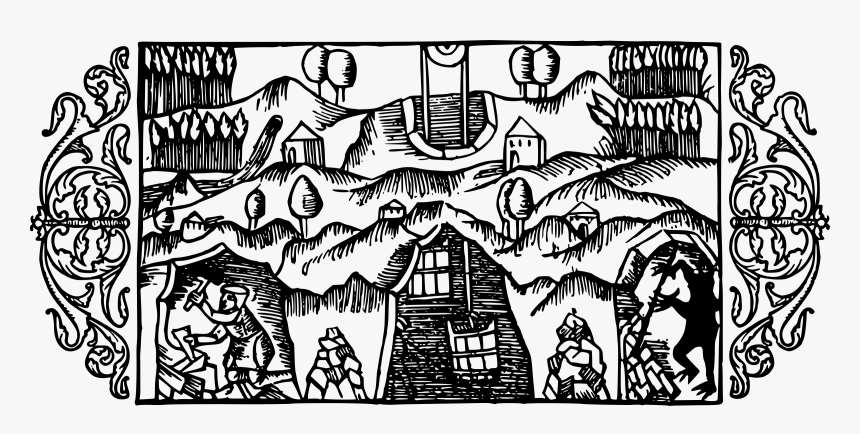 Olaus Magnus On Rocik Trolls Clip Arts - Woodcut, HD Png Download, Free Download