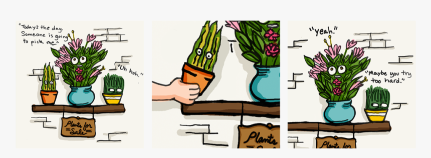 Shelf Of Sad Plants, HD Png Download, Free Download