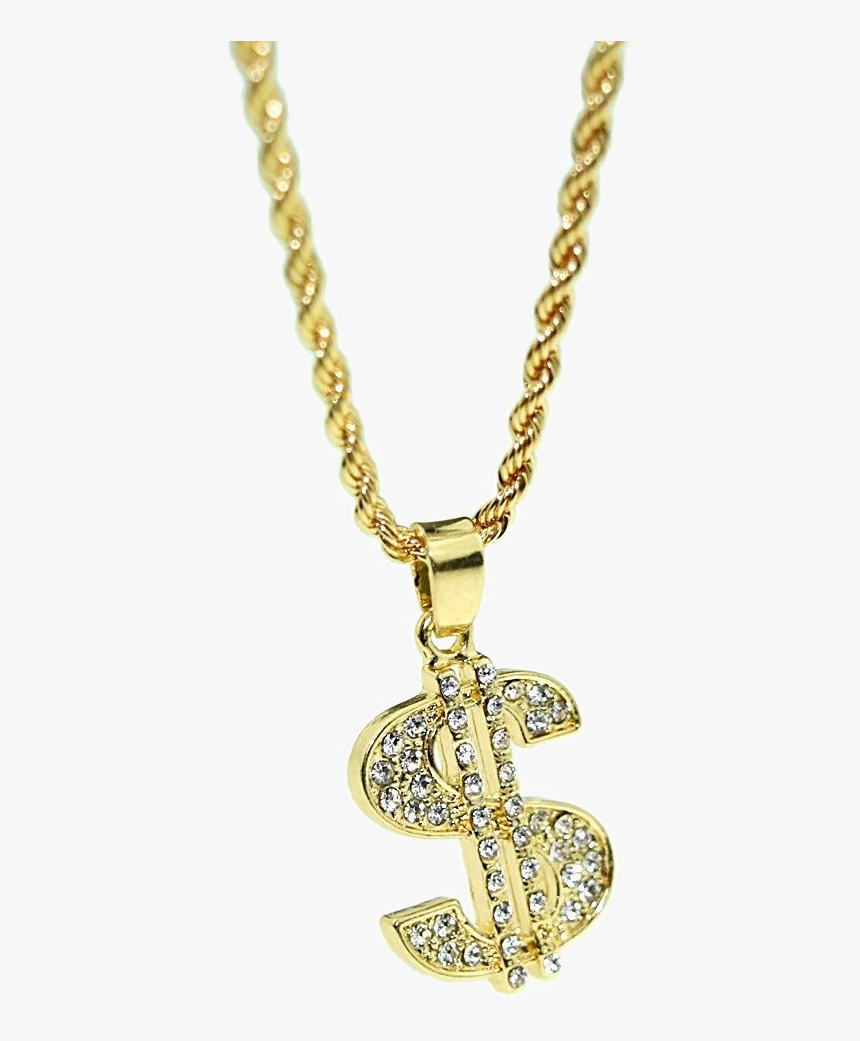 Thug Life Dollar Gold Chain Png High-quality Image - Thug Life Chain Transparent, Png Download, Free Download