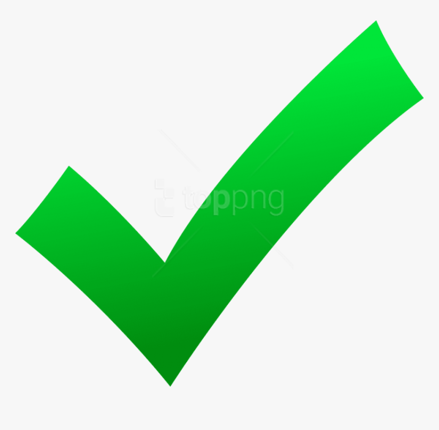 Transparent Green Checkmark Png - Green Check Transparent, Png Download, Free Download