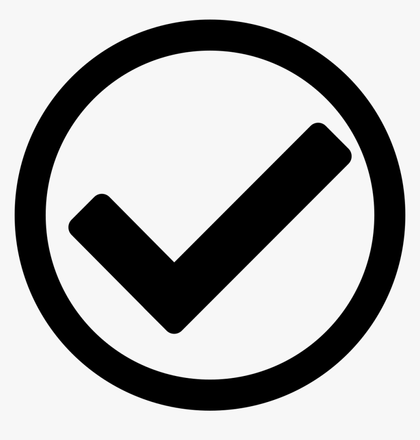 White Check Mark Png - Check Mark Icon Png Transparent, Png Download -  kindpng