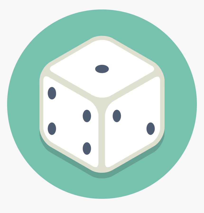 Transparent Dice Png - Board Games Icon Circle Png, Png Download, Free Download