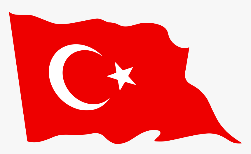 Flag Of Turkey - Red Waving Flag Png, Transparent Png, Free Download