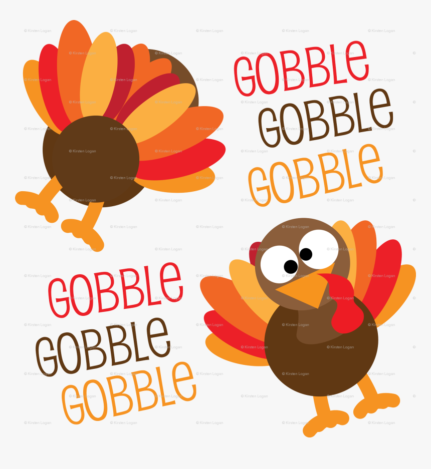 Gobble, Gobble, Gobble Funny Turkey Thanksgiving Wallpaper - Turkey Gobble Funny, HD Png Download, Free Download