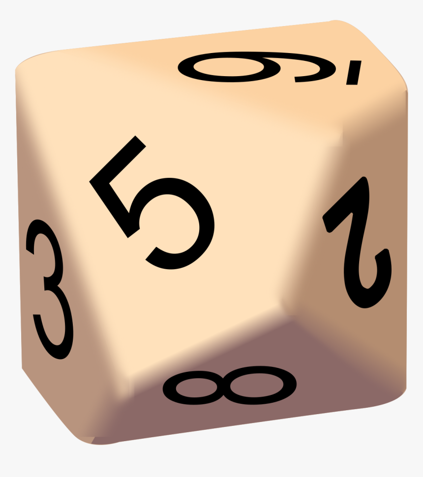 Dice - 10 Sided Dice Transparent, HD Png Download, Free Download