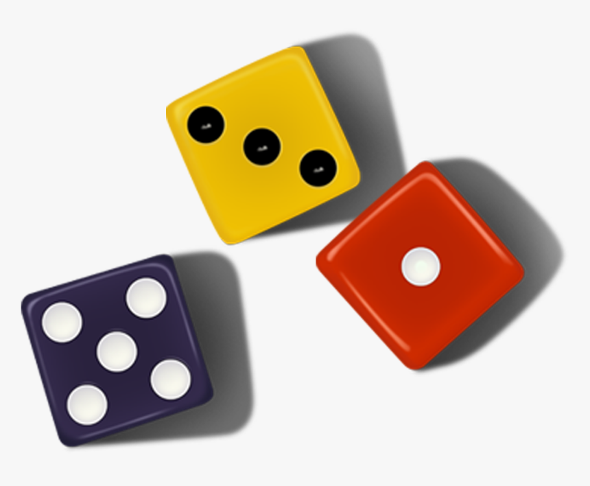 Dice Game Color - Colorful Dice Png, Transparent Png, Free Download