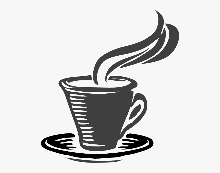 Coffee Mug Clipart Png - Tea Logo Black And White, Transparent Png, Free Download