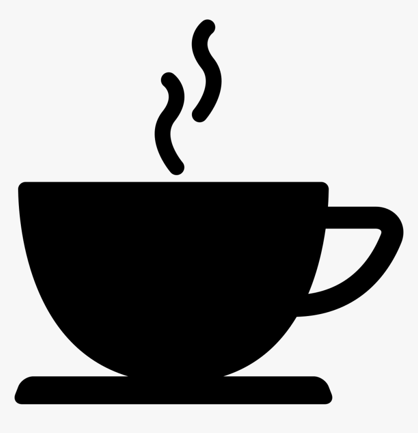 Coffee Cup Of Hot Drink Black Silhouette - Coffee Mug Svg File, HD Png Download, Free Download