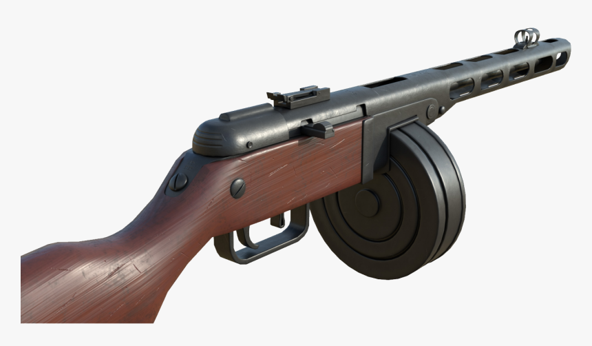 Ppsh-41 Png - Firearm, Transparent Png, Free Download