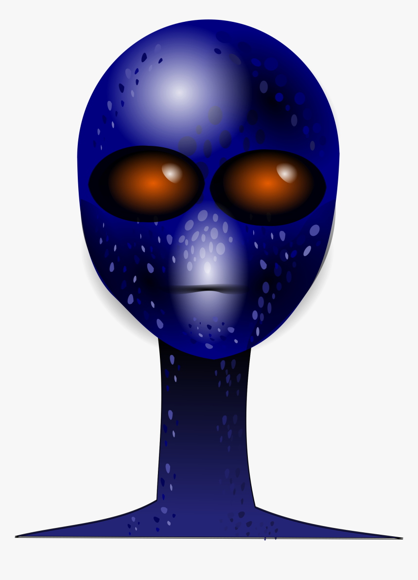 Alien Face Clip Arts - Cartoon Alien Face, HD Png Download, Free Download