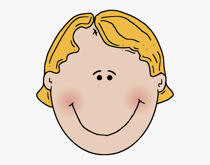 Cartoon Boy Face Svg Clip Arts - Clipart Boy Face, HD Png Download, Free Download
