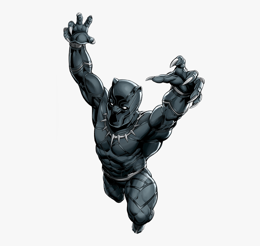 Alliance Panther America Wakanda Black Marvel - Avengers Black Panther Cartoon, HD Png Download, Free Download