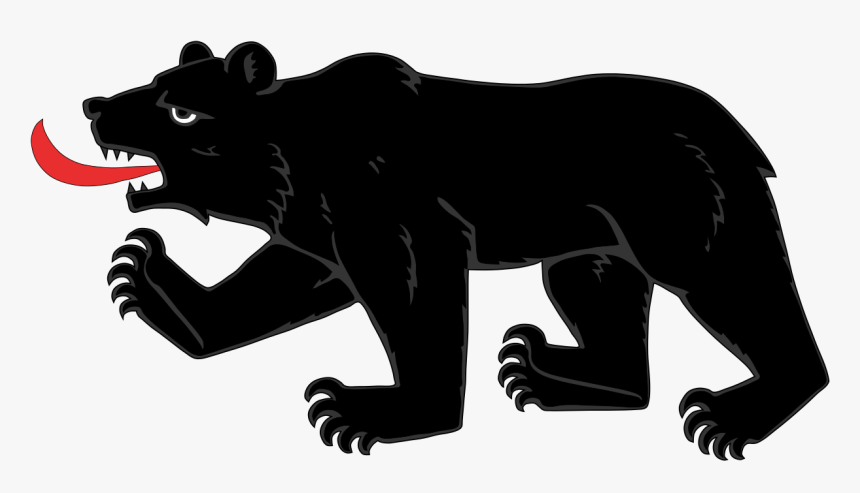 Black Panther Png 18, Buy Clip Art - Heraldic Bear Passant, Transparent Png, Free Download