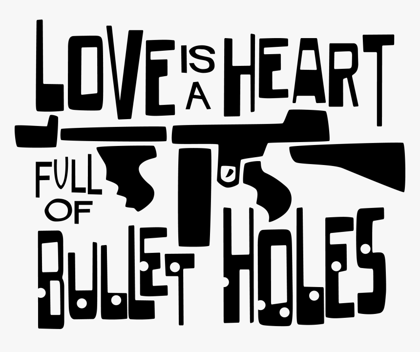 Love Is A Heart - Love Bullet, HD Png Download, Free Download