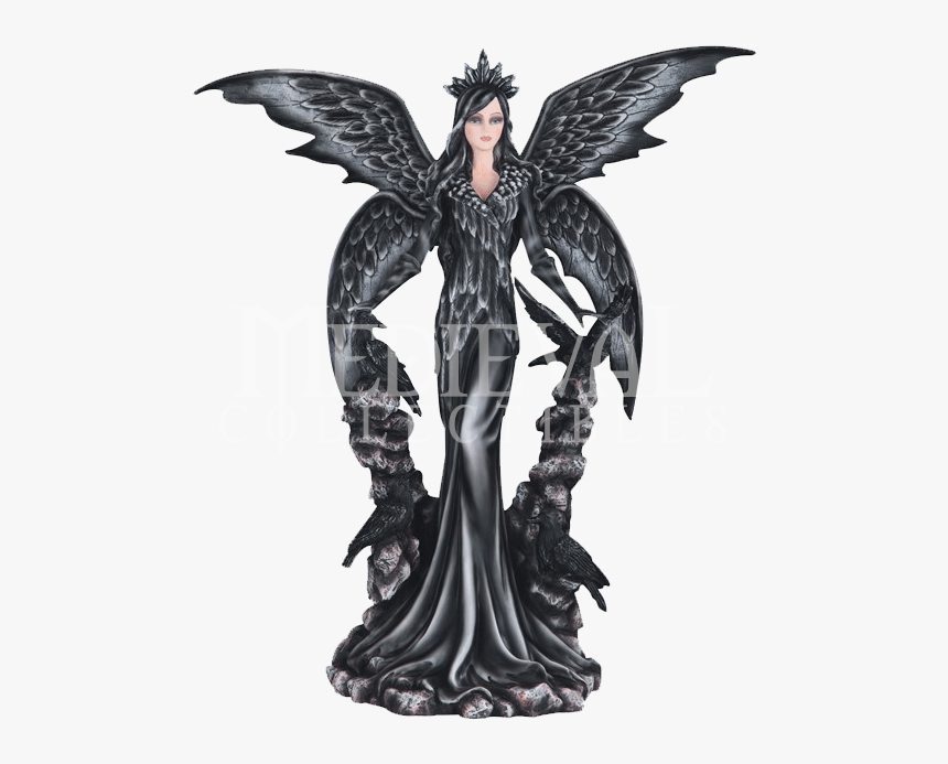 Dark Angel Png Transparent Images - Black Angel Pic Statue, Png Download, Free Download