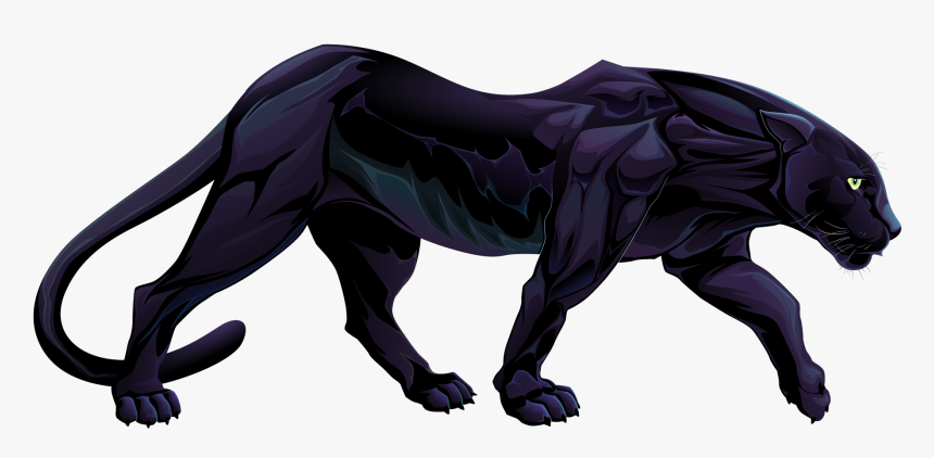 Transparent Black Panther Png - Black Panther Body Animal, Png Download -  kindpng