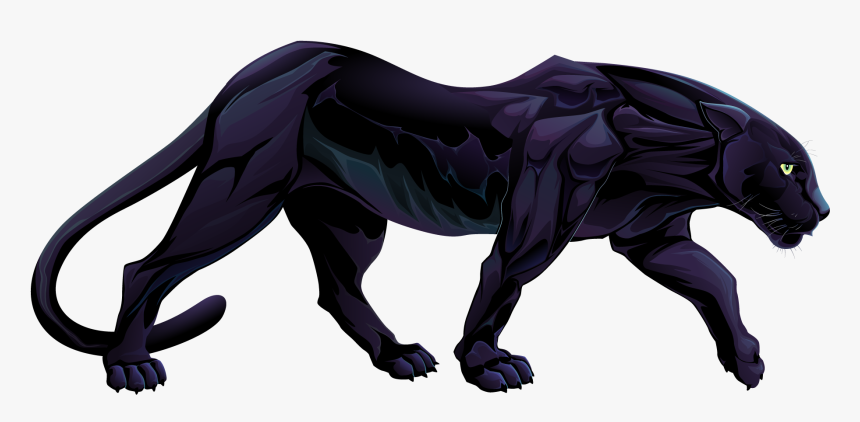 Transparent Black Panther Png - Black Panther Body Animal, Png Download, Free Download