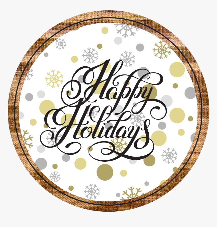 Happy Holidays Gold Vector, HD Png Download, Free Download