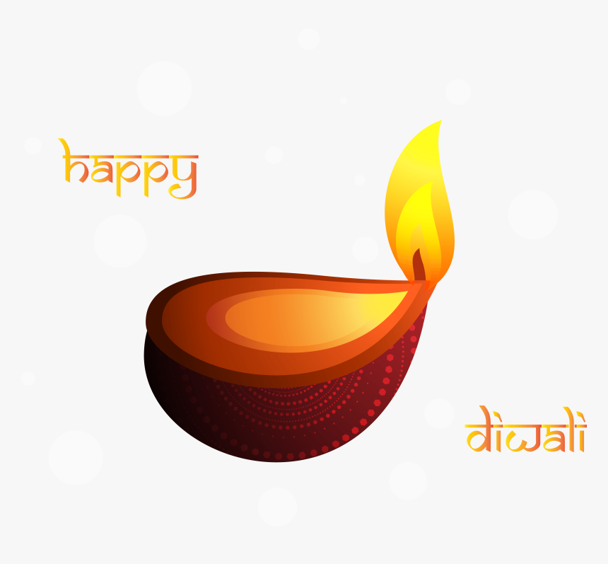 Happy Diwali Png Clipart Decoration - Deepam Clipart, Transparent Png, Free Download