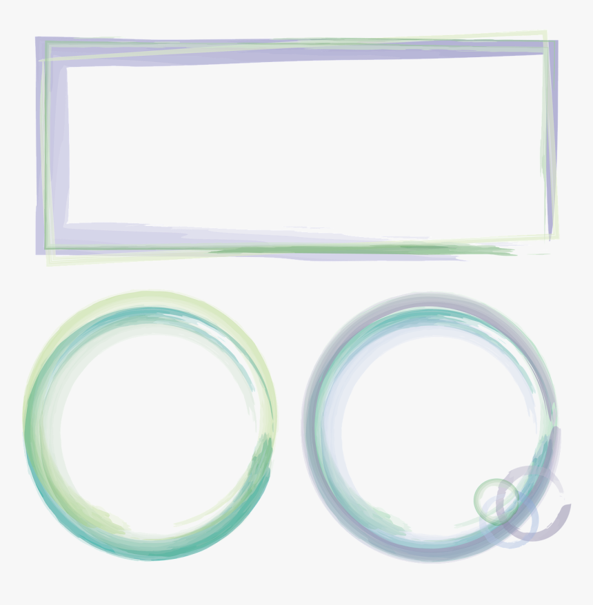 Watercolor Frame Vector Png, Transparent Png, Free Download