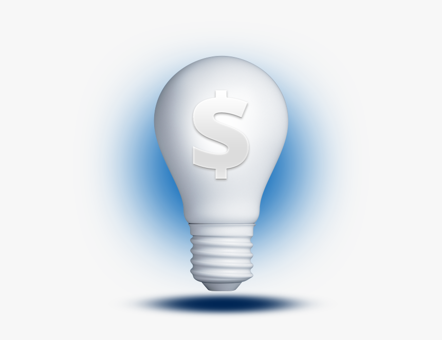 3d White Lightbulb Smat Option Loan Featuredcontent - Incandescent Light Bulb, HD Png Download, Free Download