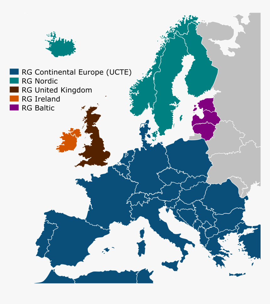 European Electrical Grid, HD Png Download, Free Download