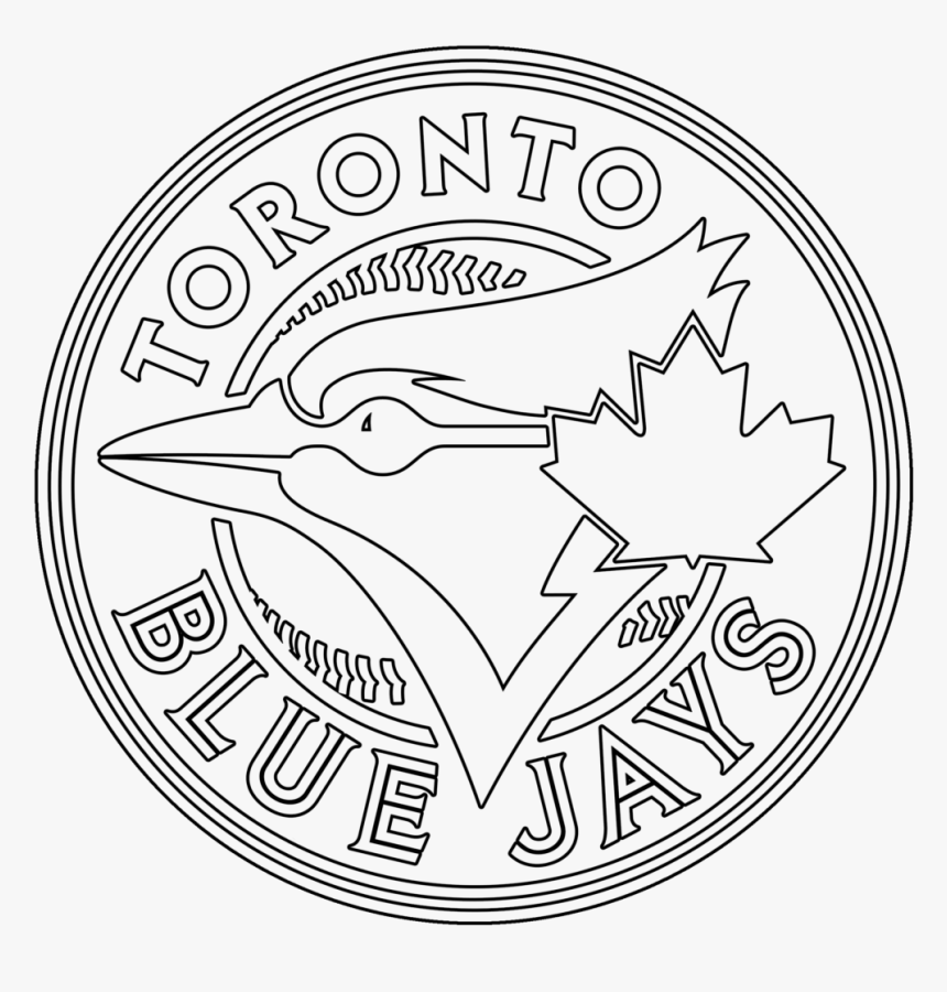 Coloring Page Starbucks Logo - Blue Jays Logo To Colour, HD Png Download, Free Download