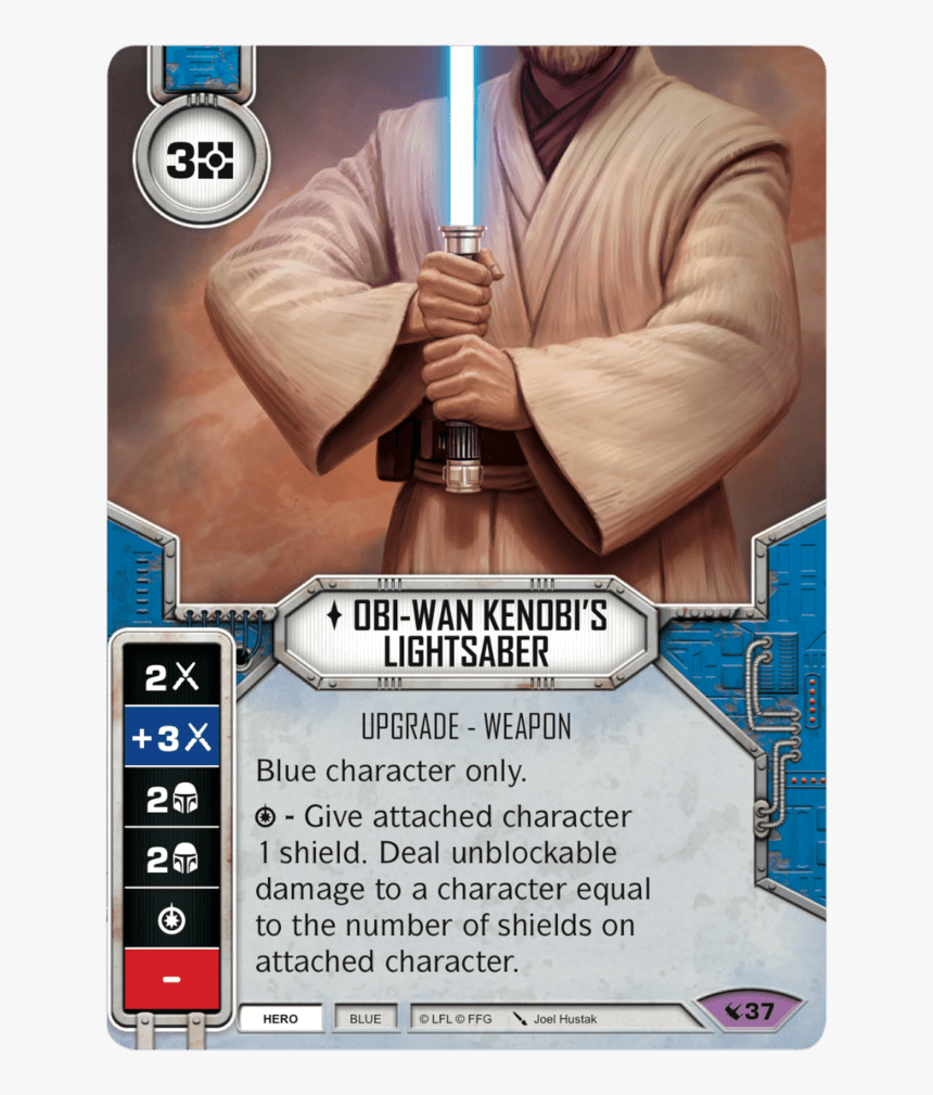 Star Wars Destiny Obi Wan Lightsaber, HD Png Download, Free Download