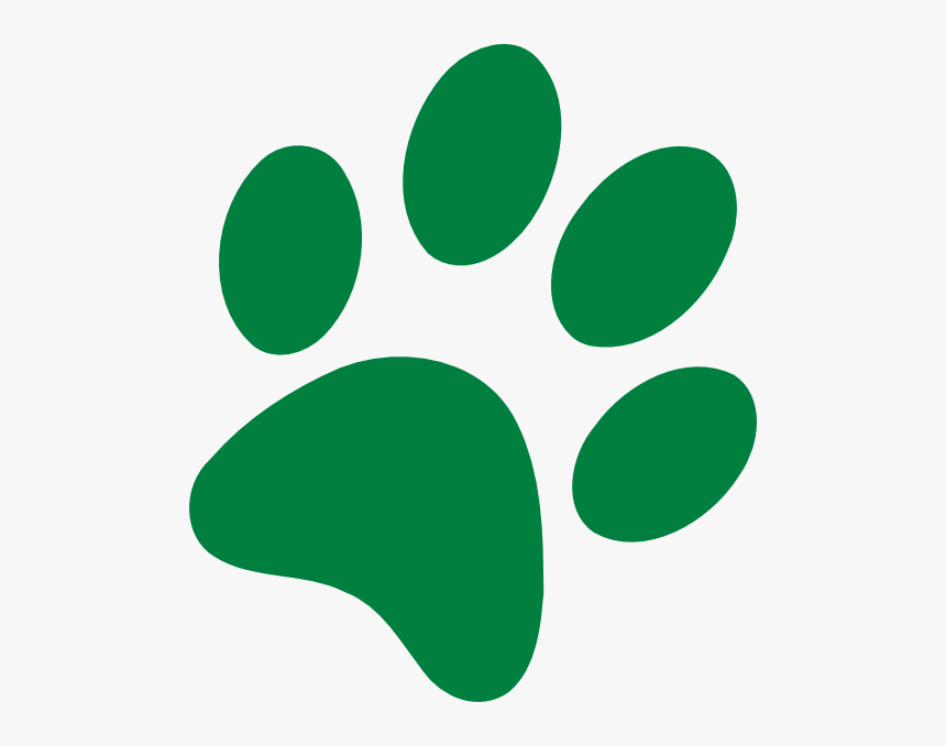 Clip Art N Free - Green Paw Print Png, Transparent Png, Free Download