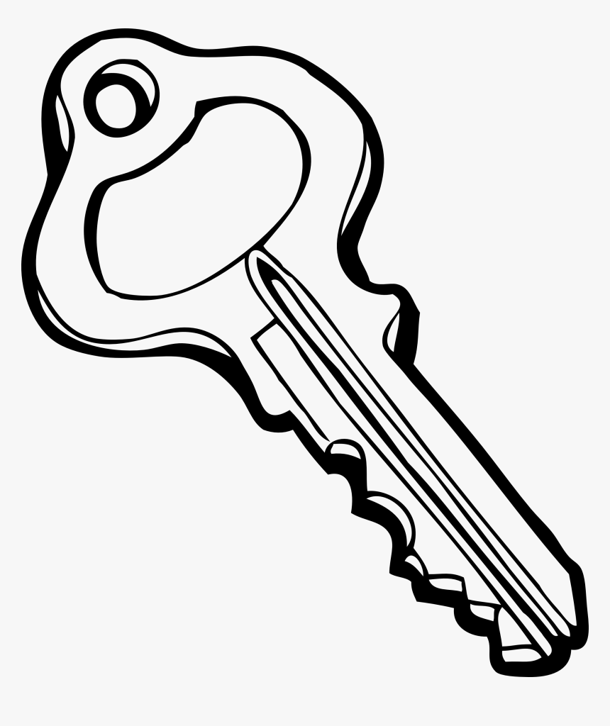 Key Clipart Black And White Png, Transparent Png, Free Download