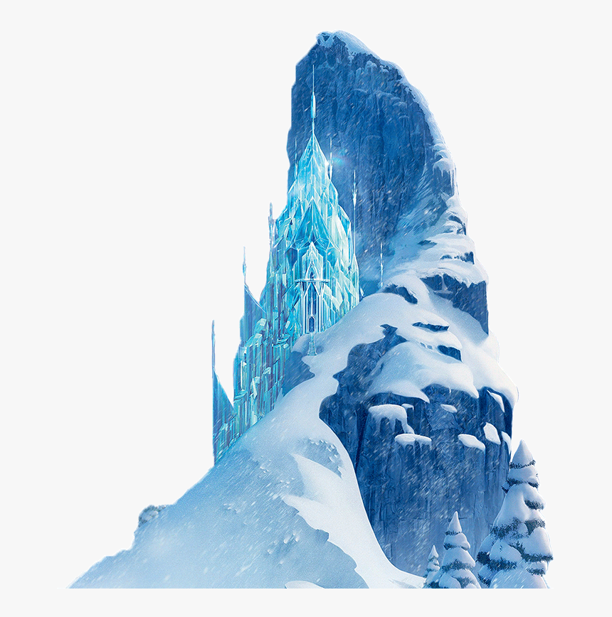 Frozen Castle In Winter Landscape Elsa Ice Castle Png Transparent Png Kindpng