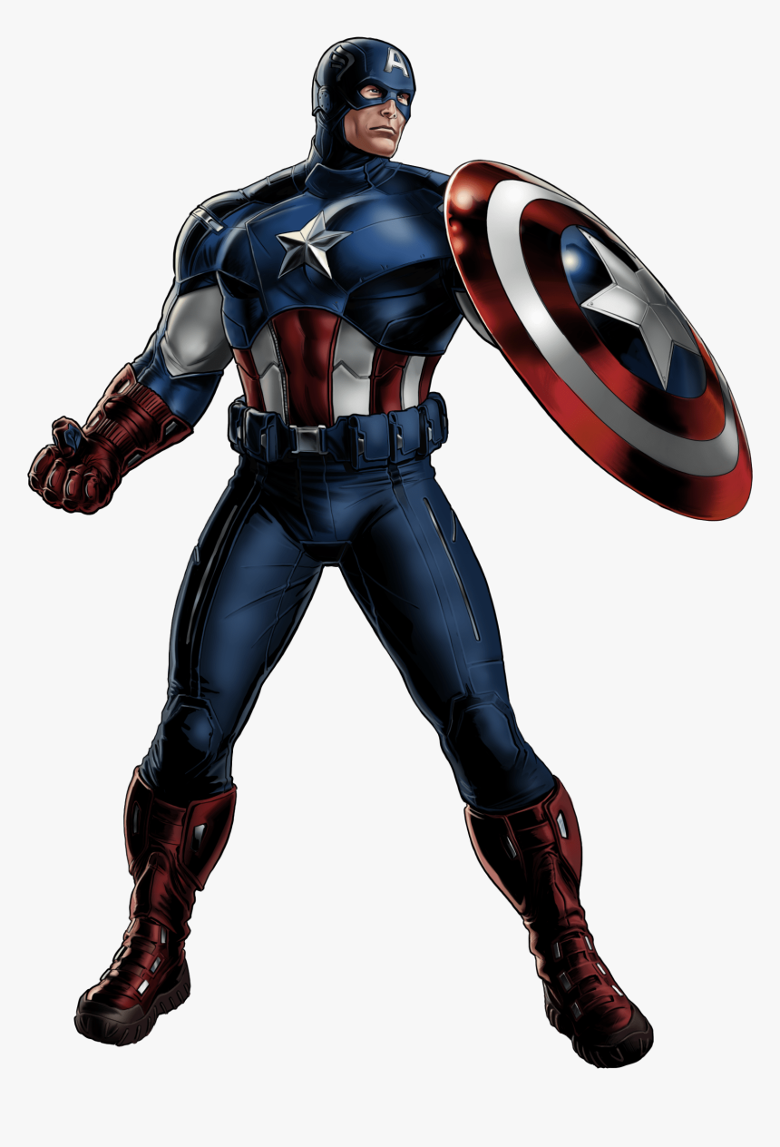 Captain America Looking Right - Captain America Uniform Comic, HD Png Download, Free Download