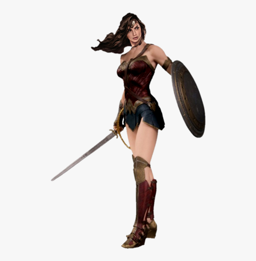 Transparent Wonderwoman Clipart - Justice League Wonder Woman Statue, HD Png Download, Free Download